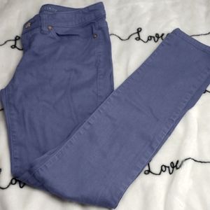 Blue skinny jeans size 2